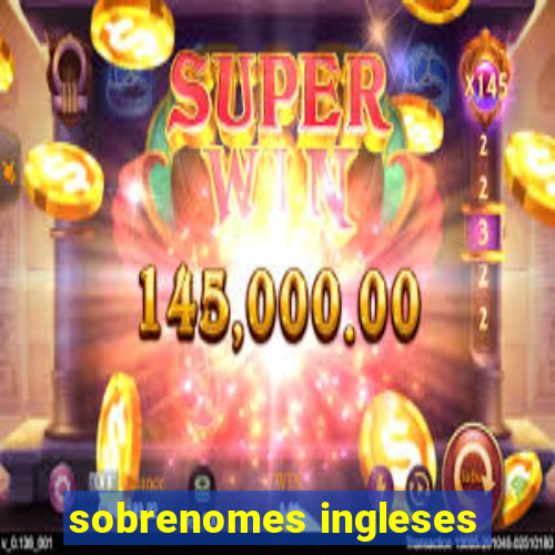 sobrenomes ingleses